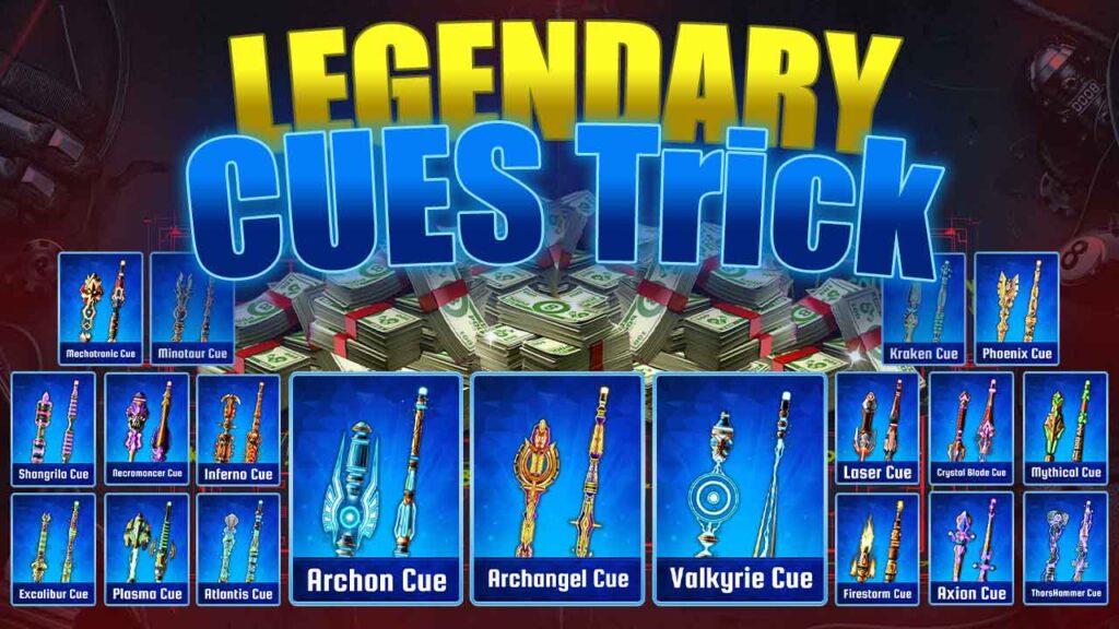 8 ball pool legendary cues